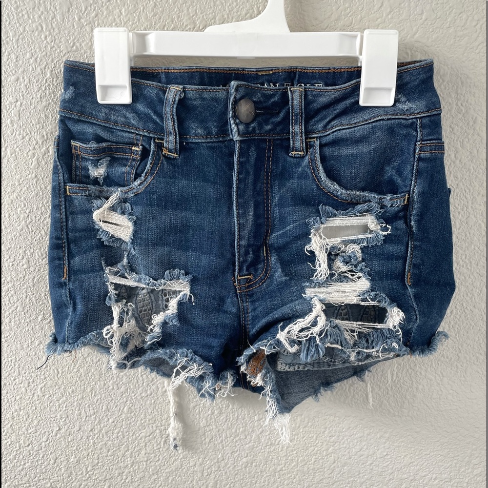 American eagle high waisted shorts